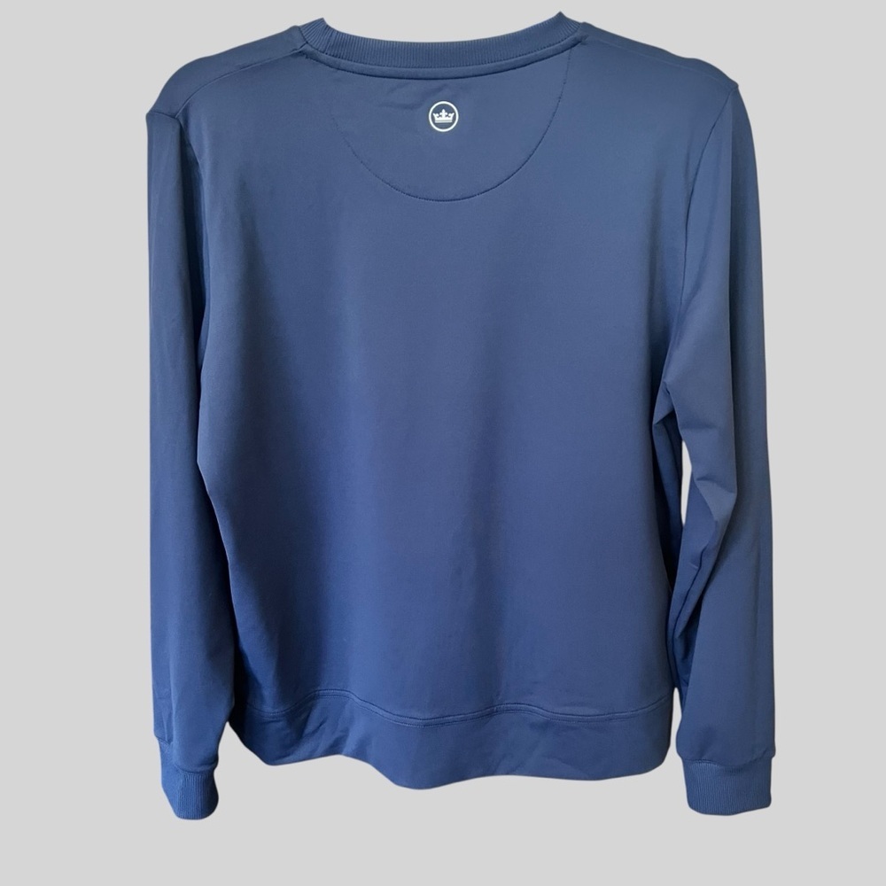 Peter Millar Classic Navy performance Crewneck Sweater View 2